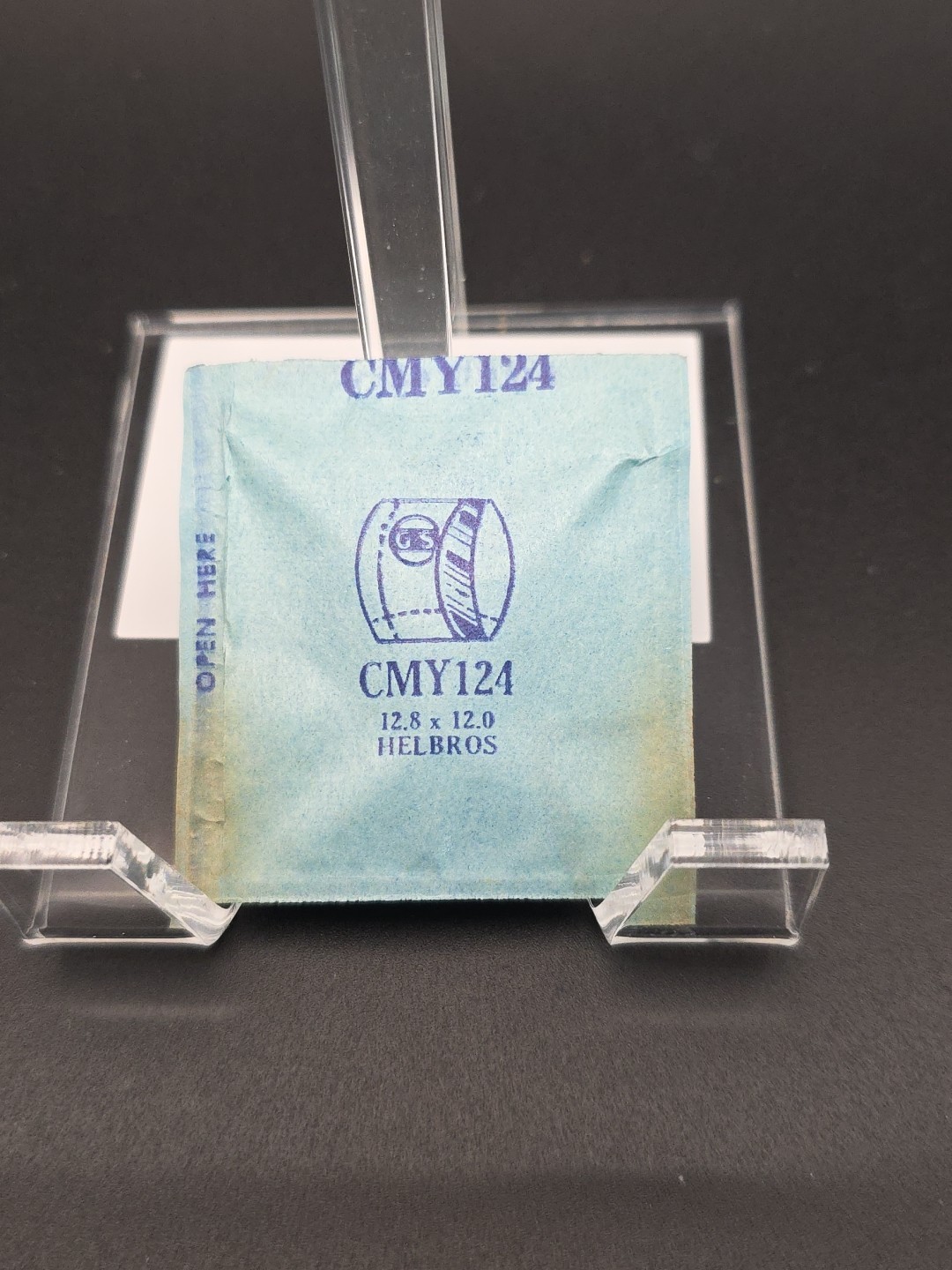 G-S Watch Crystal CMY124 Helbros 12.8X12.0