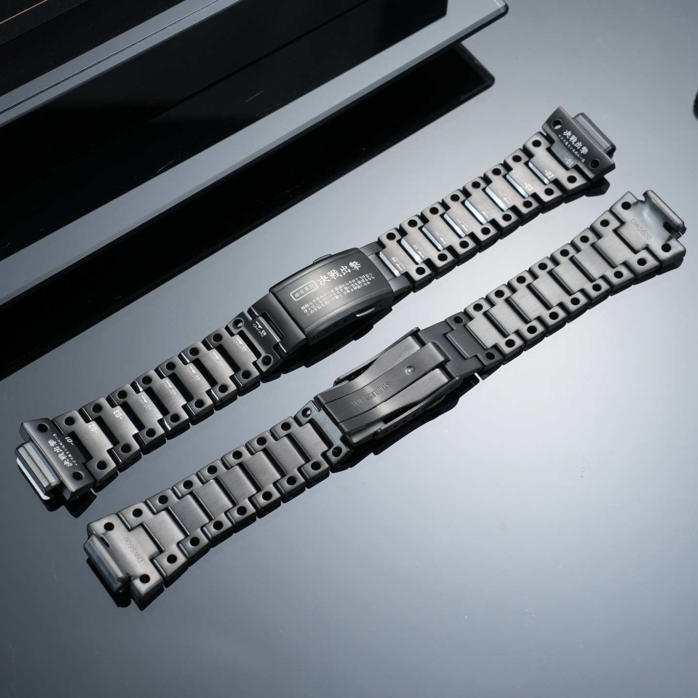 For Casio DW5600E GW-B5600 Watch Mod Kit Modified DW-5600 Steel Watch Case Strap