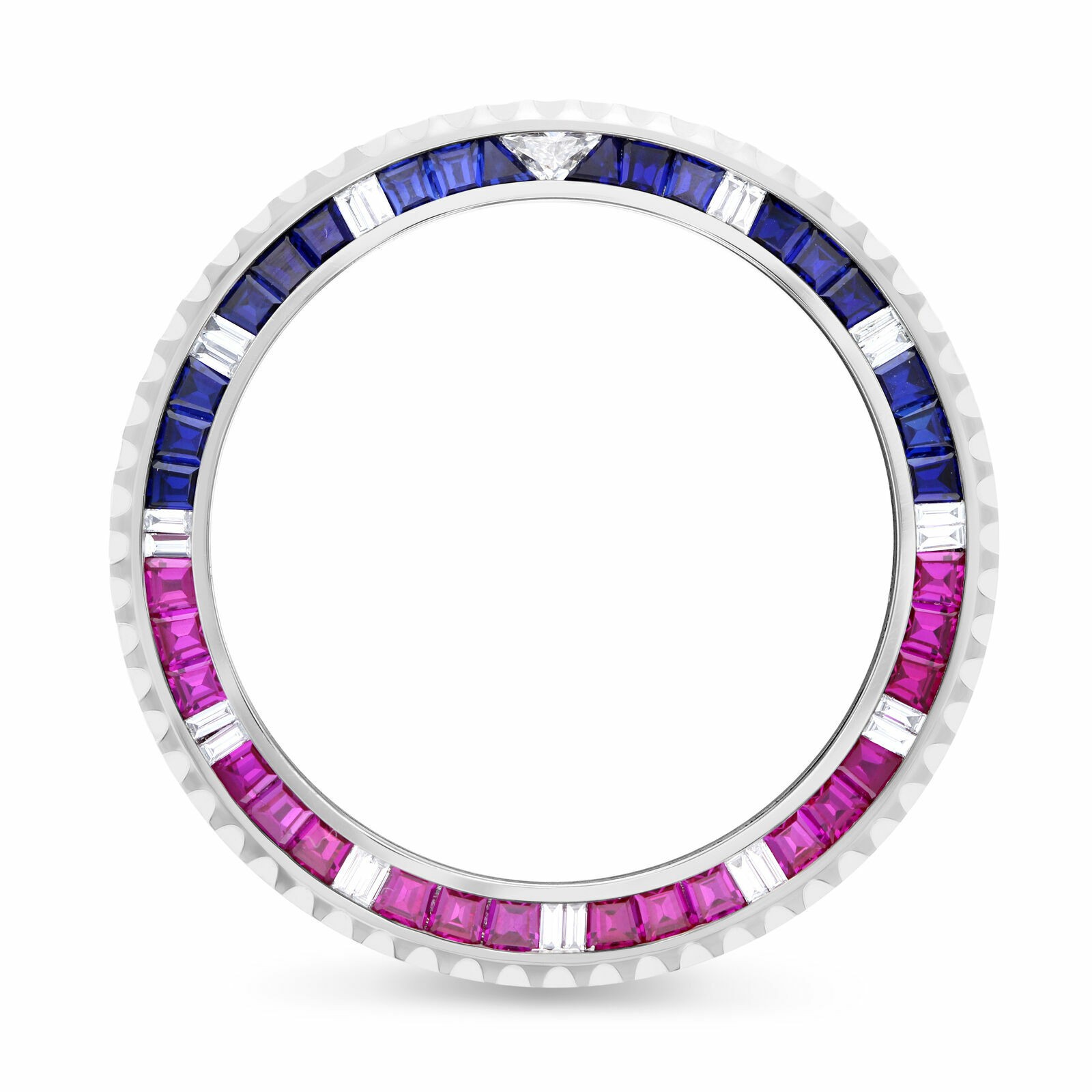 SUBMARINER SAPPHIRES RUBIES & NATURAL DIAMONDS BEZEL ROLEX 16610 16800 116610