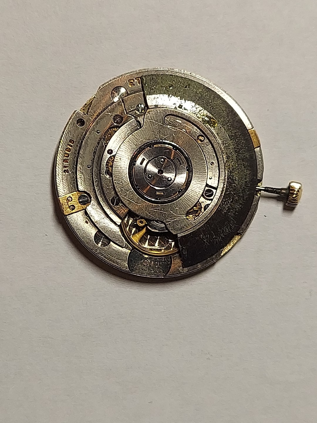eterna matic WMovement De Luxe Automatic 18k Yellow Dial Hands Crown Mens
