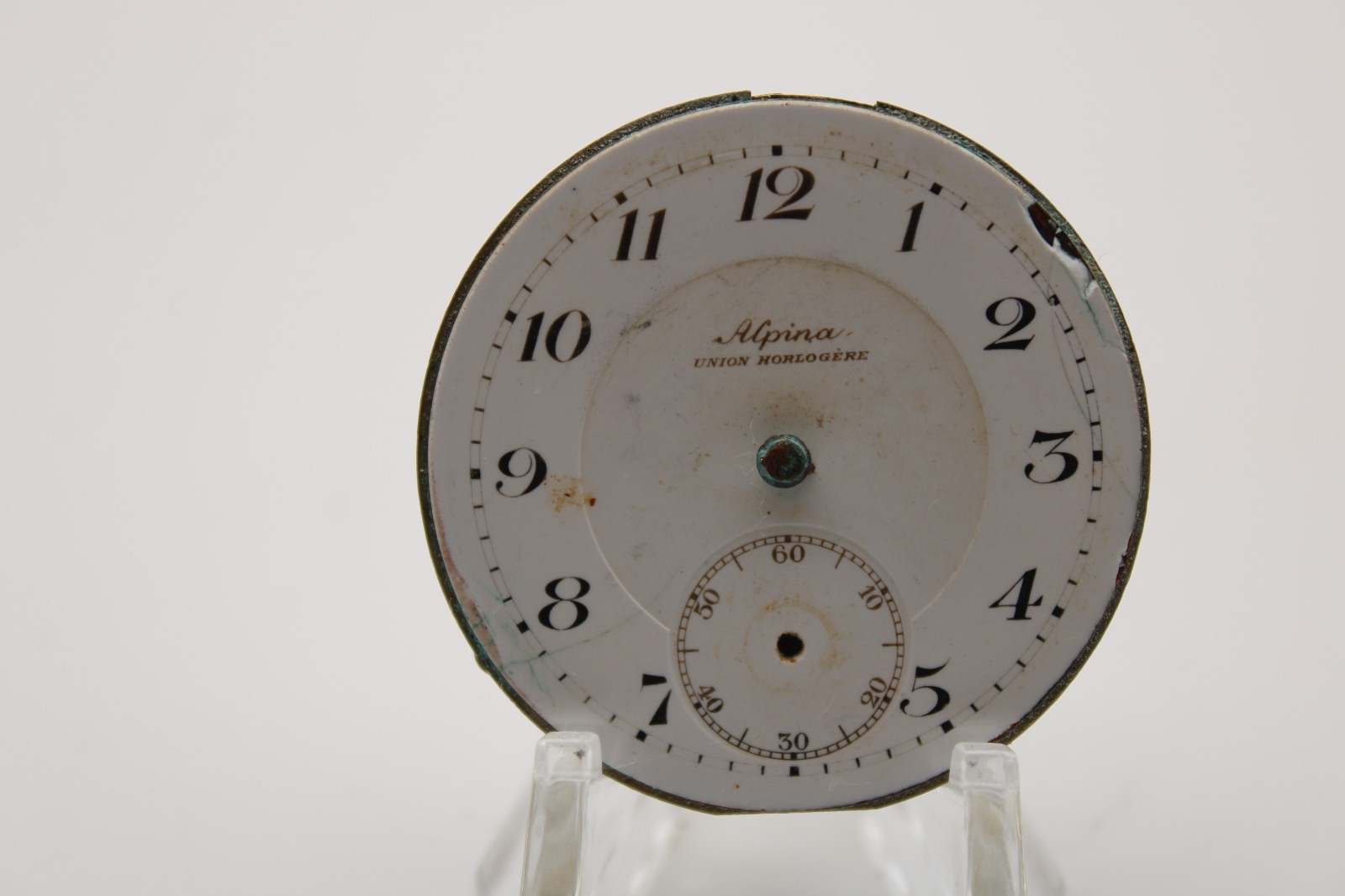 ALPINA UNION HORLOGERE POCKET WATCH MOVEMENT 41.2mm FOR REPAIR (OD)