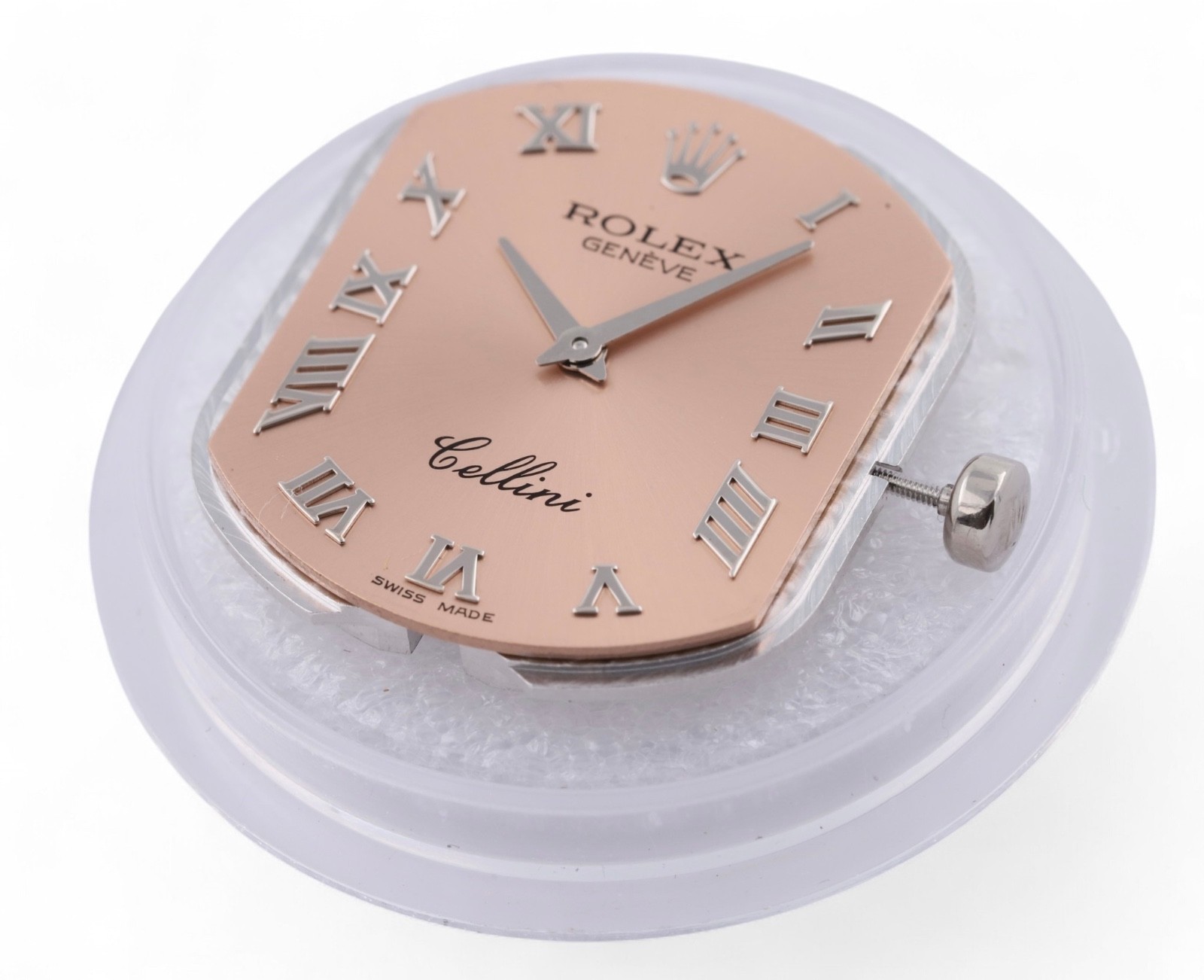 Working ROLEX Cellini Movement & Crown – Calibre 6620 – Salmon Dial – Complete