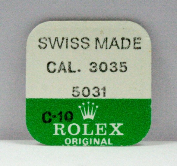 Original Rolex Part No 5031 Caliber 3035 Intermediate Crown Wheel. Sealed NOS