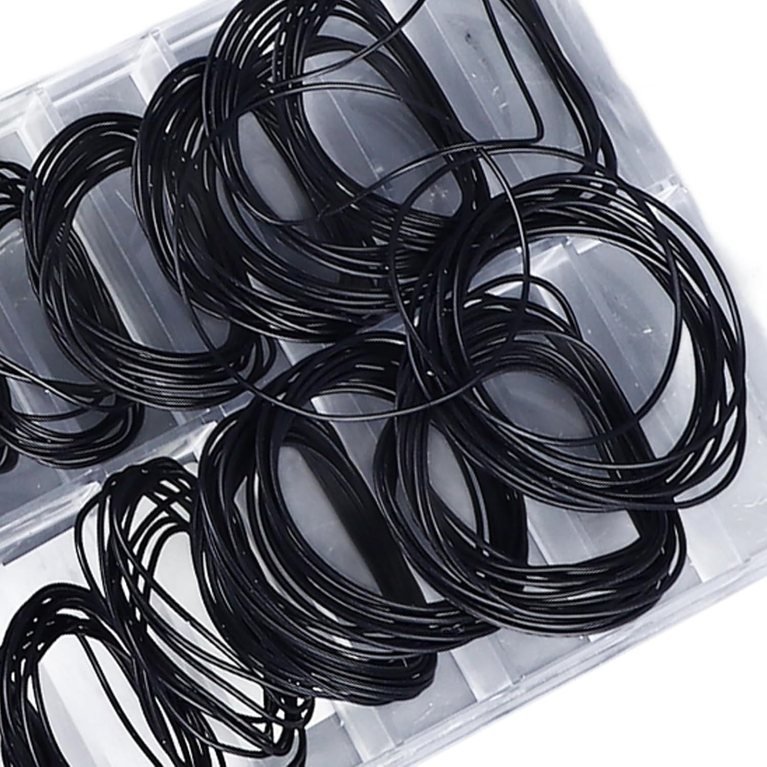 Watch Gasket Set 180 pcs 0.5-0.6mm Rubber O Rings Watch Repair Seals