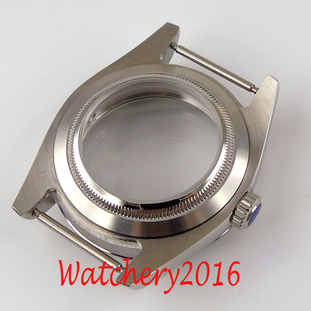 39mm 36mm Sapphire Glass Watch Case Fit NH35 NH34 ETA2824 2813 Miyota8215 PT5000