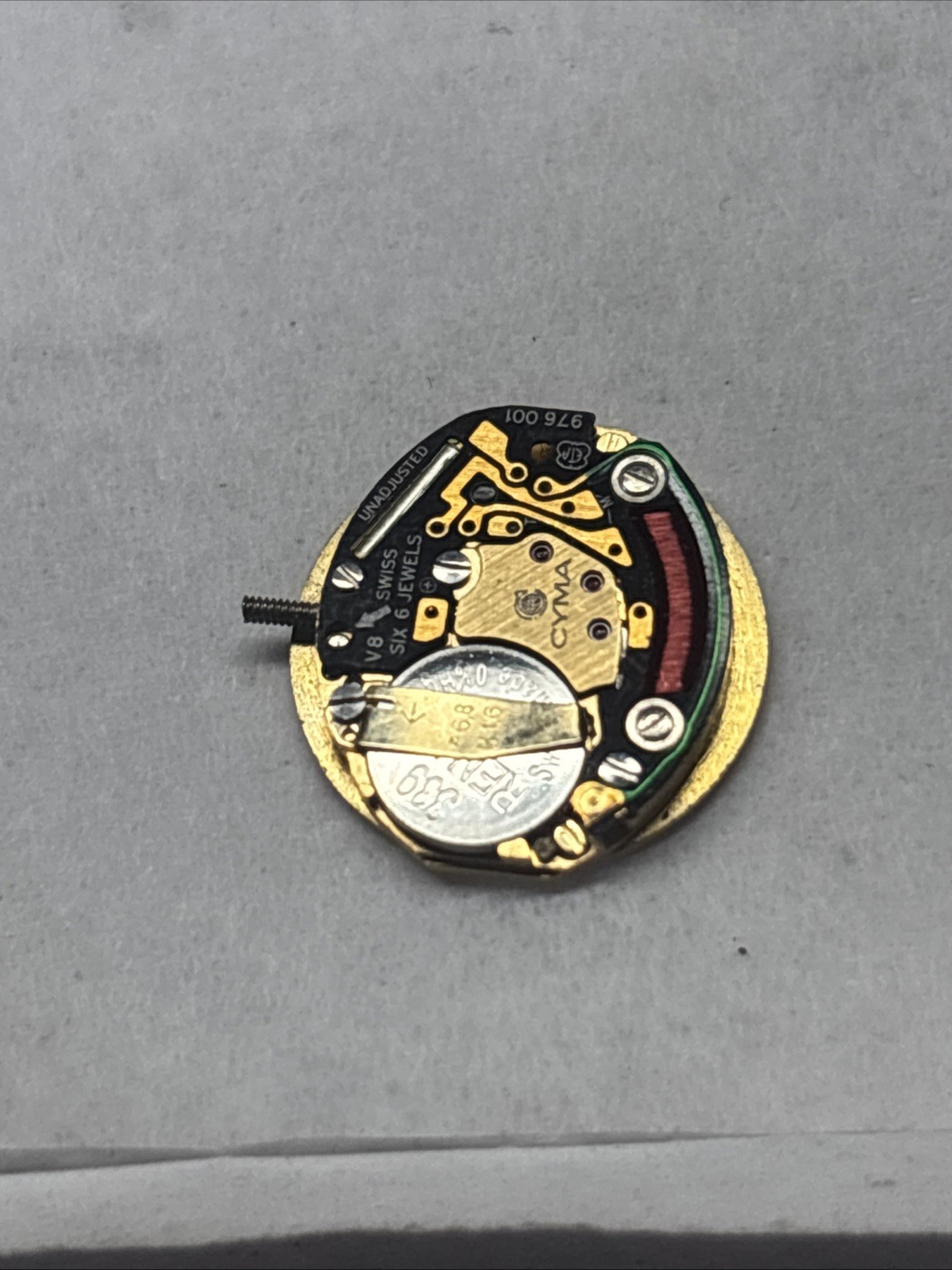 ETA 976.001 Cyma Movement Running ,