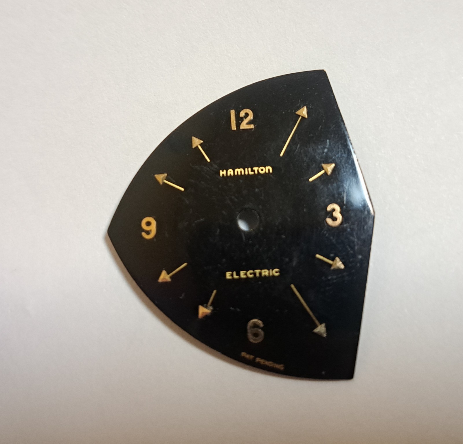 Rare: Original Hamilton Electric Pacer watch dial c