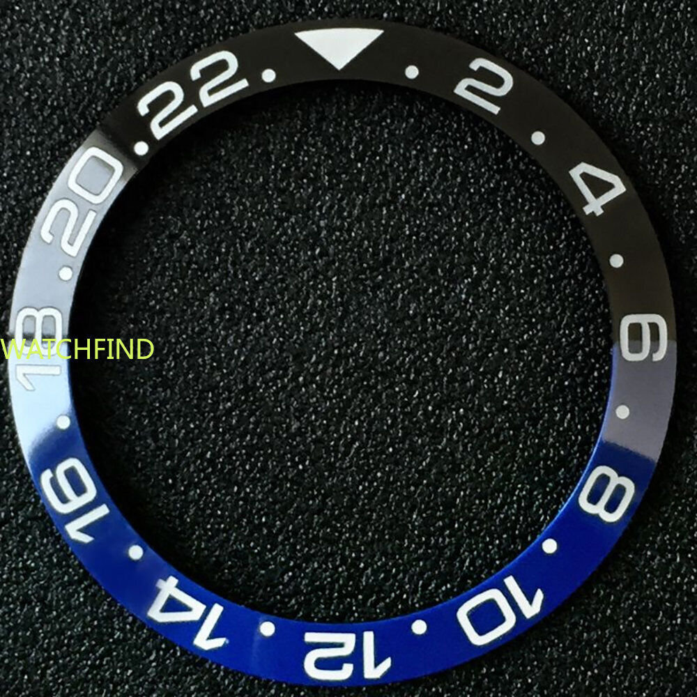 Sloped Blue Ceramic Watch Bezel Insert for GMT Submariner Daytona SKX007 SRPD