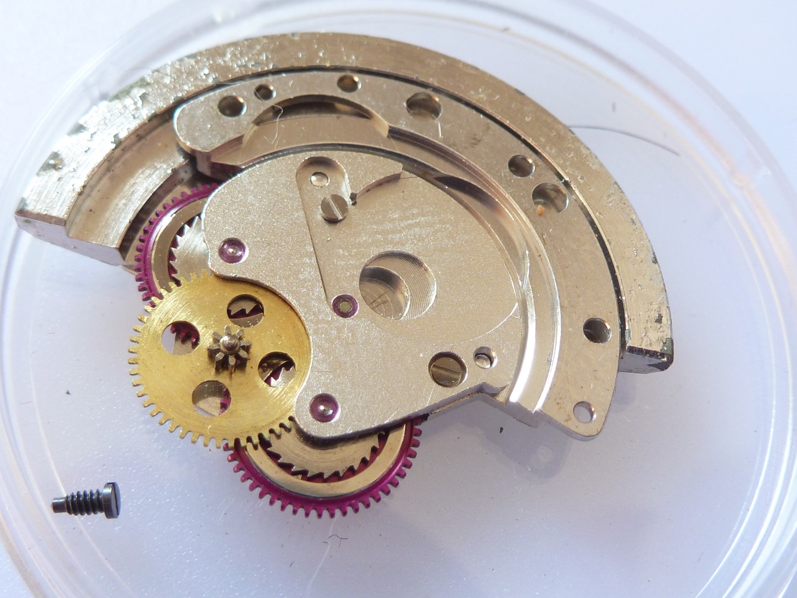 GENUINE Authentic Rolex Rotor + bridge 1520 perfect condition completely & screw
