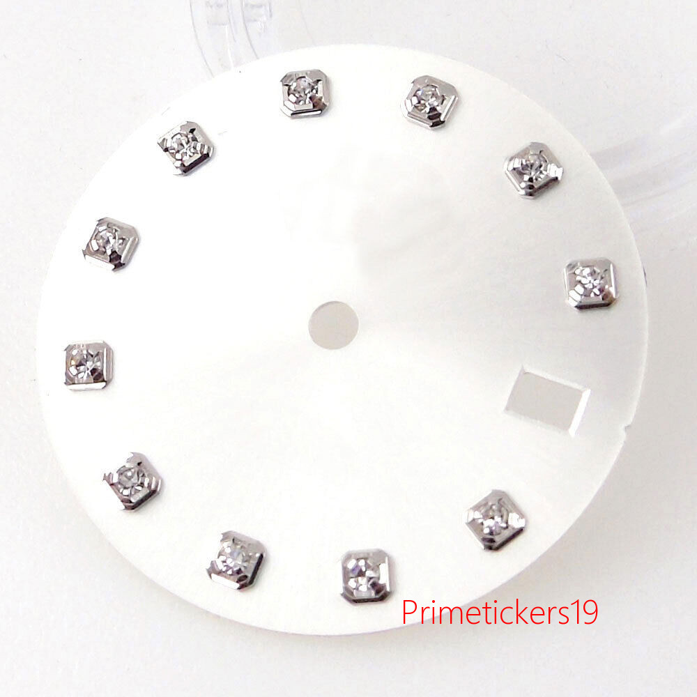 29mm Multicolor Gradient/Sunburst Watch Dial Diamond Indices Fit NH35A Movement