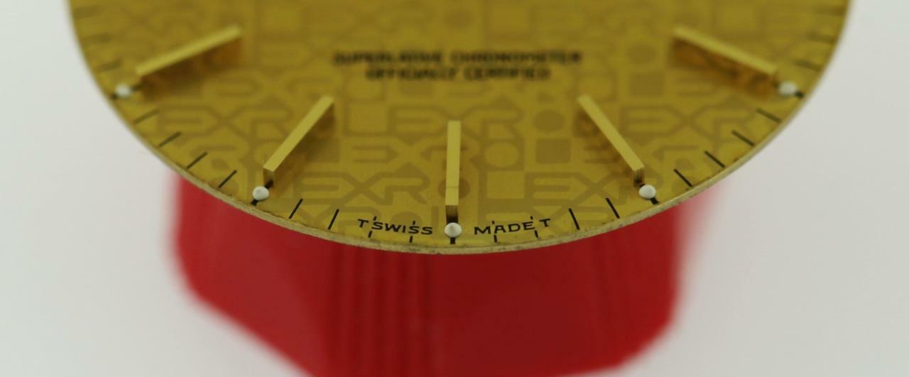 Vintage Men’s Rolex DJ 36mm 16233 16238 Champagne Jubilee Stick Dial 2Tone #A6