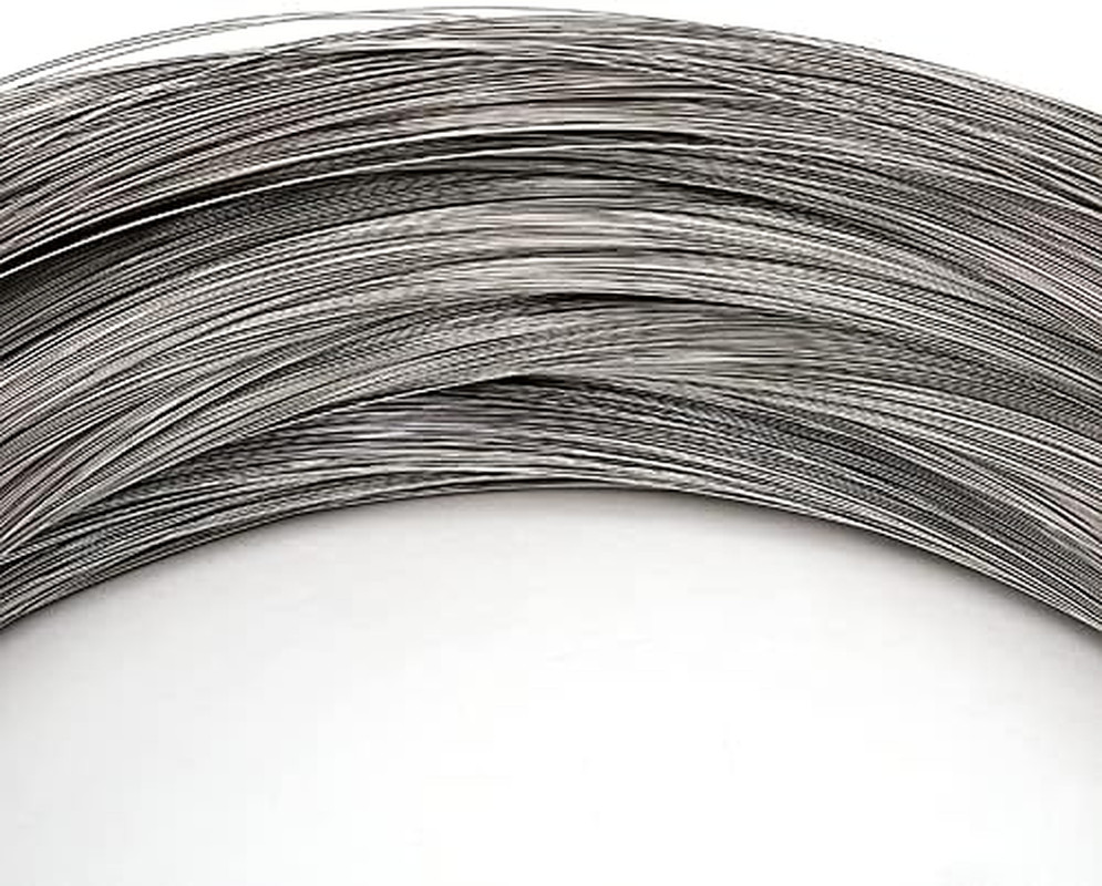 1PC 10M Stainless Steel Spring Wire Rope – Hard Wire 0.3-3MM (1.2MM)