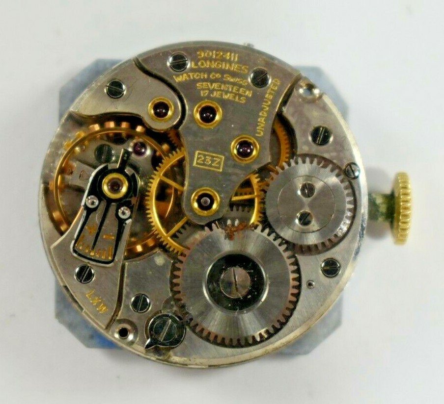 Vintage Longines Manual Wind 17J 23Z Wrist Watch Movement lot.t