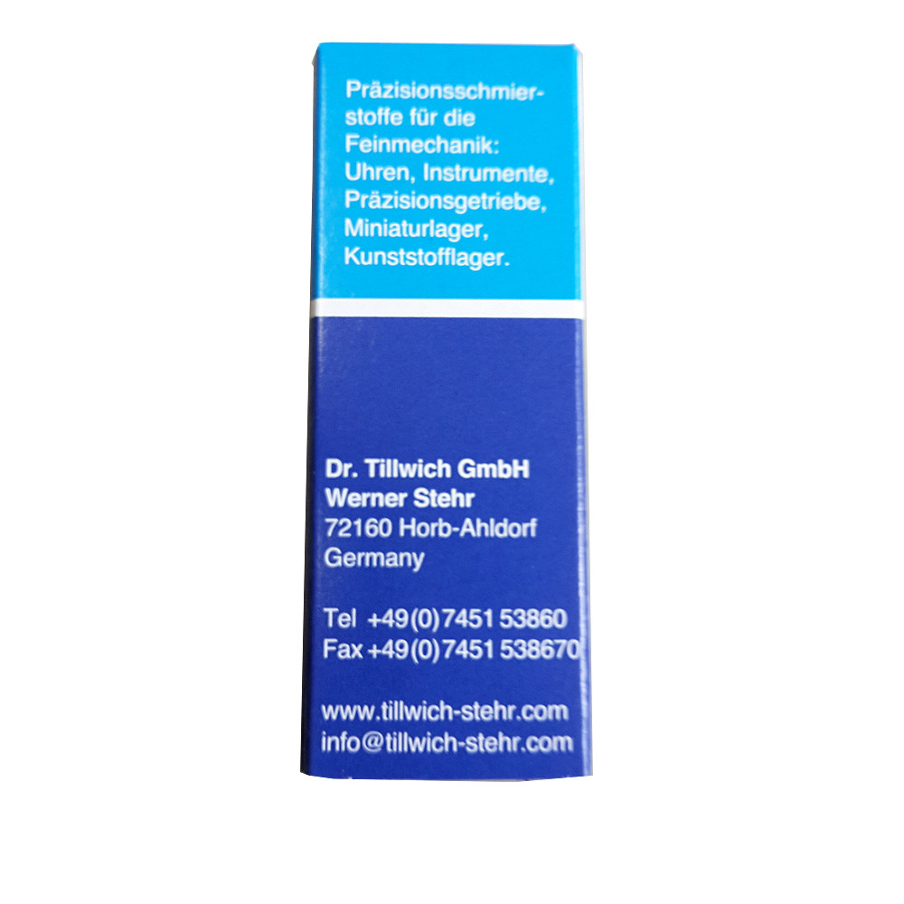 Dr.Tillwich TS5100 859 Watch Oil 3.5ml Brass Precision Lubricant