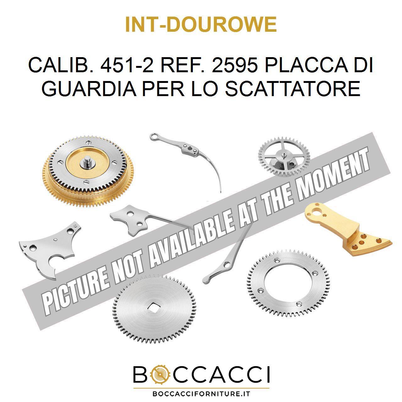 INT-DUROWE CALIB. 451-2 REF. 2595 PLACCA DI GUARDIA PER LO SCATTATORE Calib: …