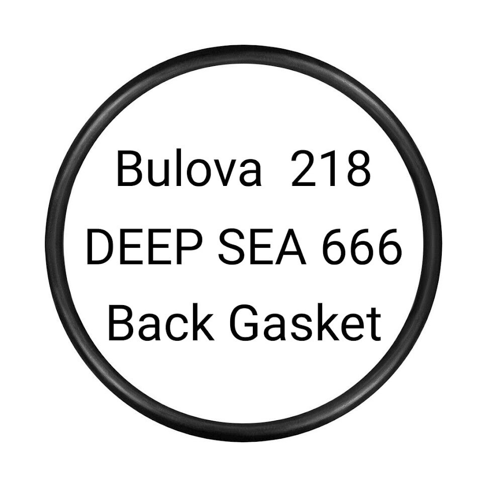 🔥(O-Ring) 702 Case Back Gasket # G799 For “BULOVA ACCUTRON” 218 DEEP SEA 666 !!