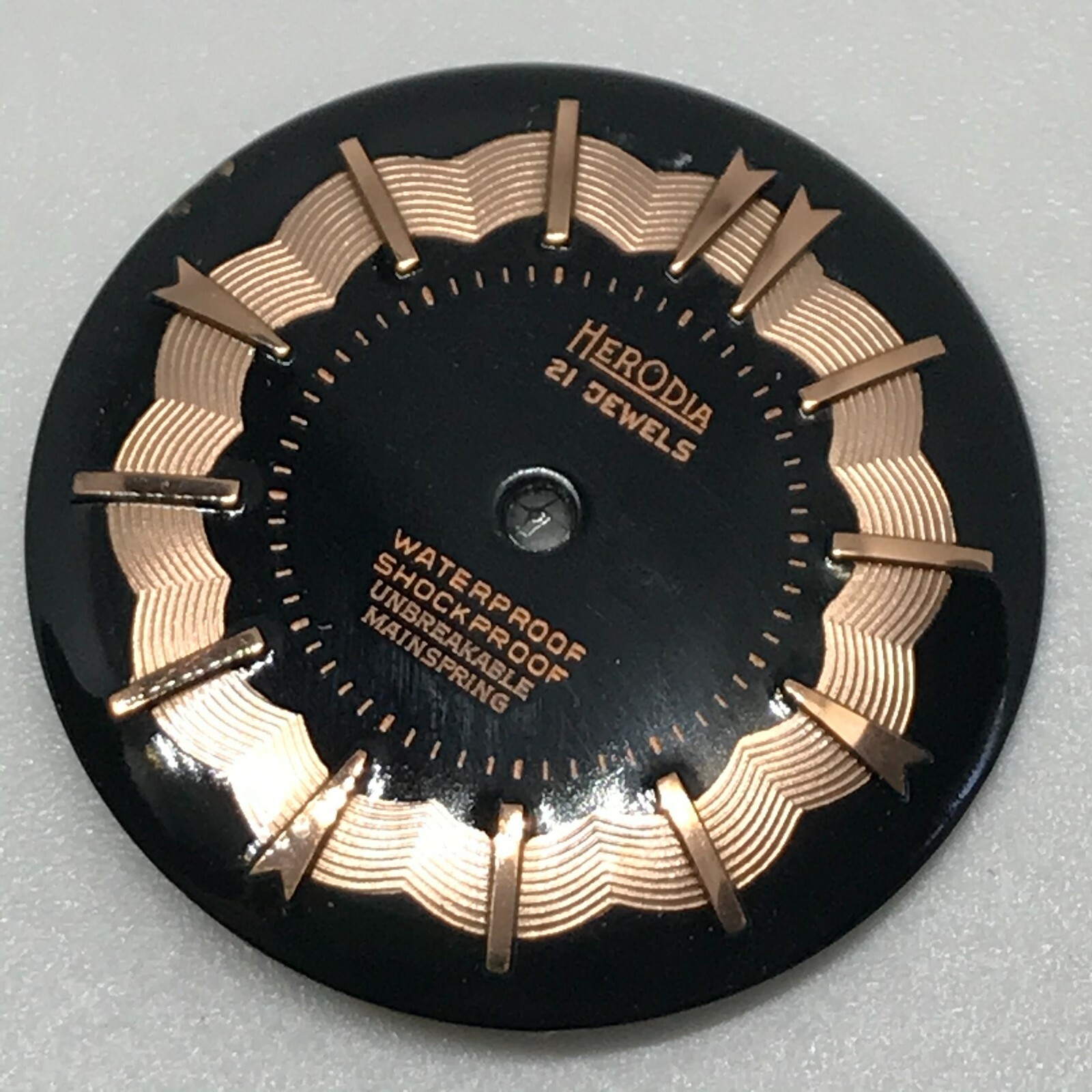 Herodia vintage dial 24mm PARTS REPAIRS swiss made