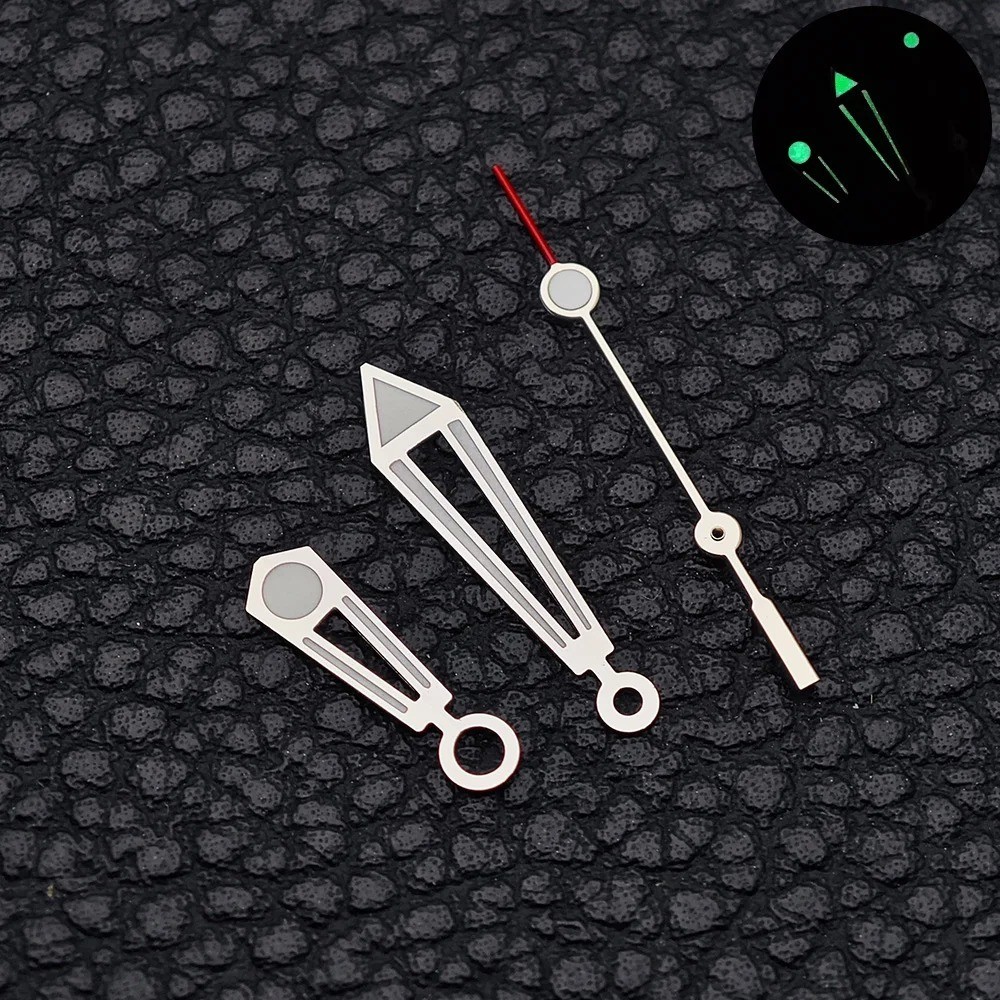 31.7mm Seamaster-Style Dial & Hands Set for NH35/NH36 – 6 o’clock Lumed