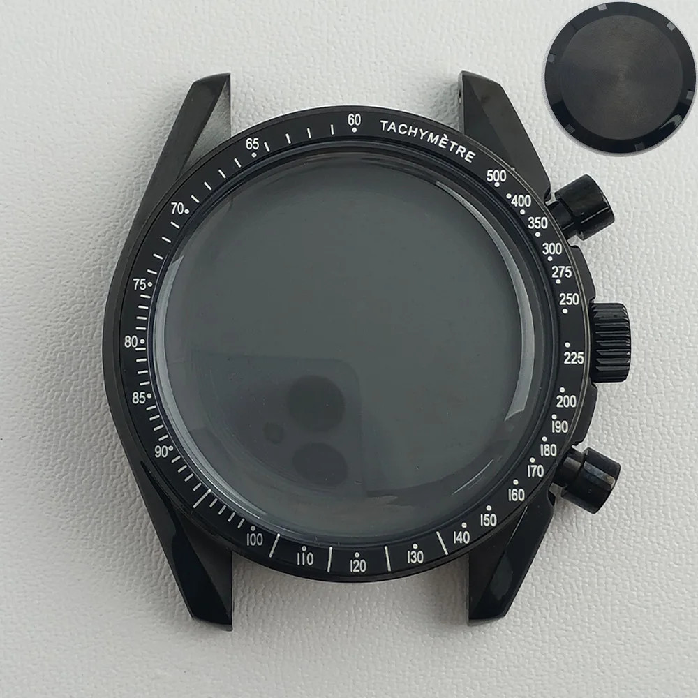 NEW 39.7mm WATCH METAL CASE FIT VK63 Movement Case Watch Accessories SUITABLE