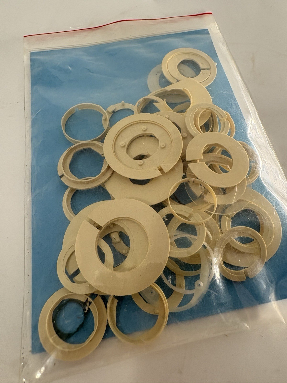 Vintage Swiss Watchmaker Movement case ring spacer assortment 25 pieces