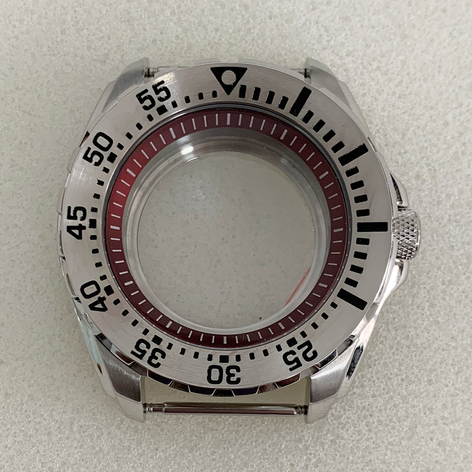 44MM Inner Shadow Case Rotatable Bezel Watch Case for NH35/NH36/4R Movement