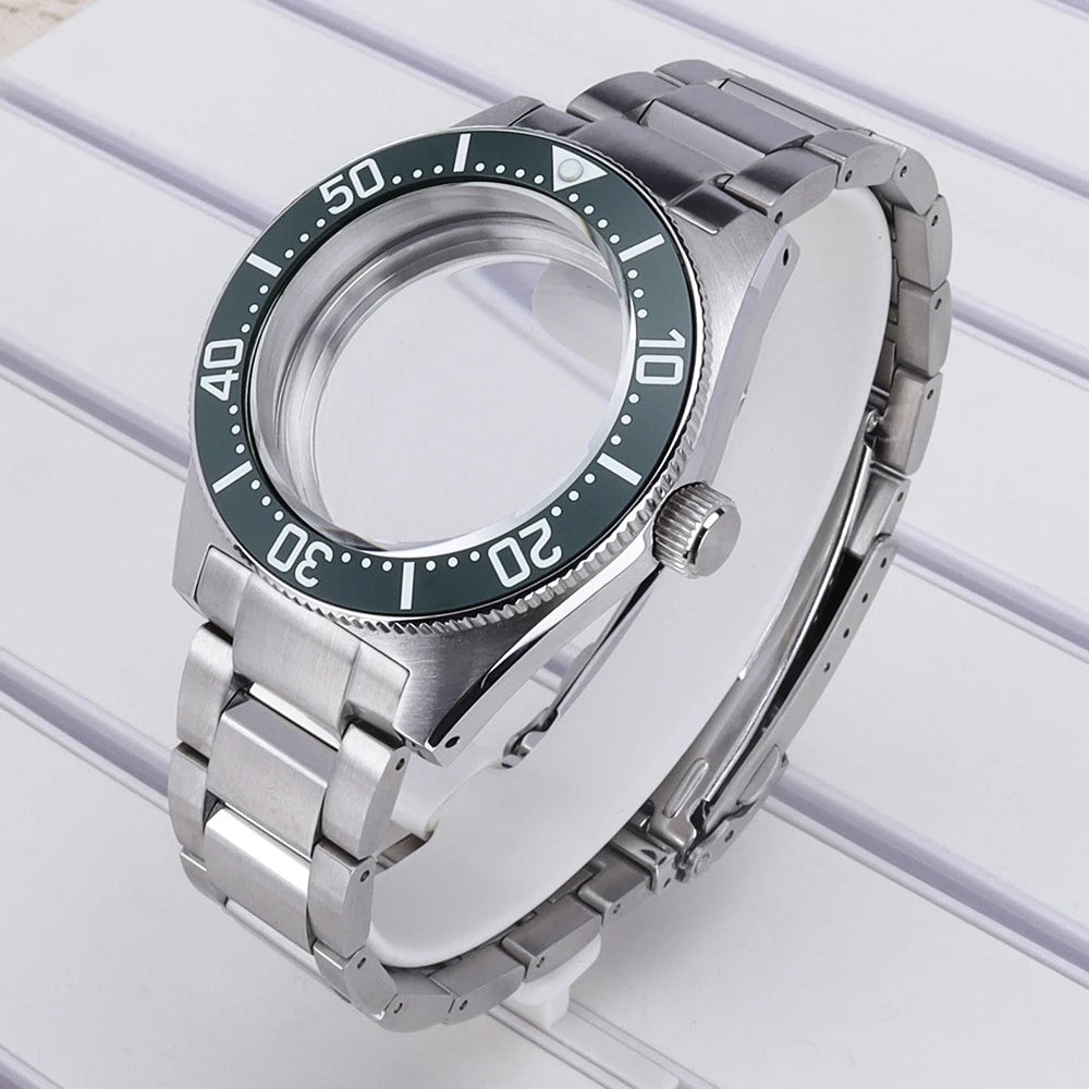 40mm Watch Case For Mod SPB143J1/SPB253J1 Tiger Whale NH35 NH36 NH34 4R36 NH70