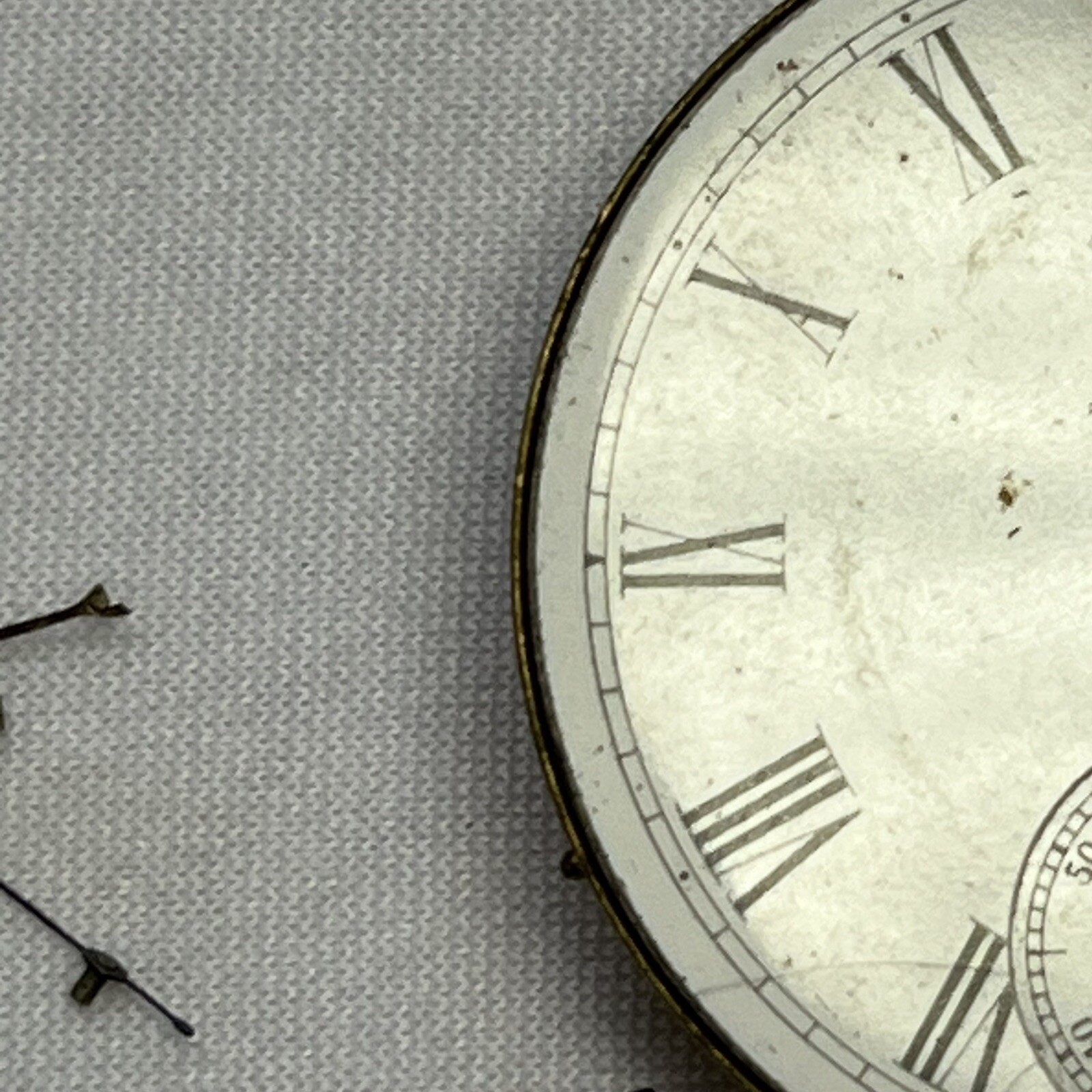 Vintage Pocket Watch Movements Dial Face American Waltham Watch Co. (#5)