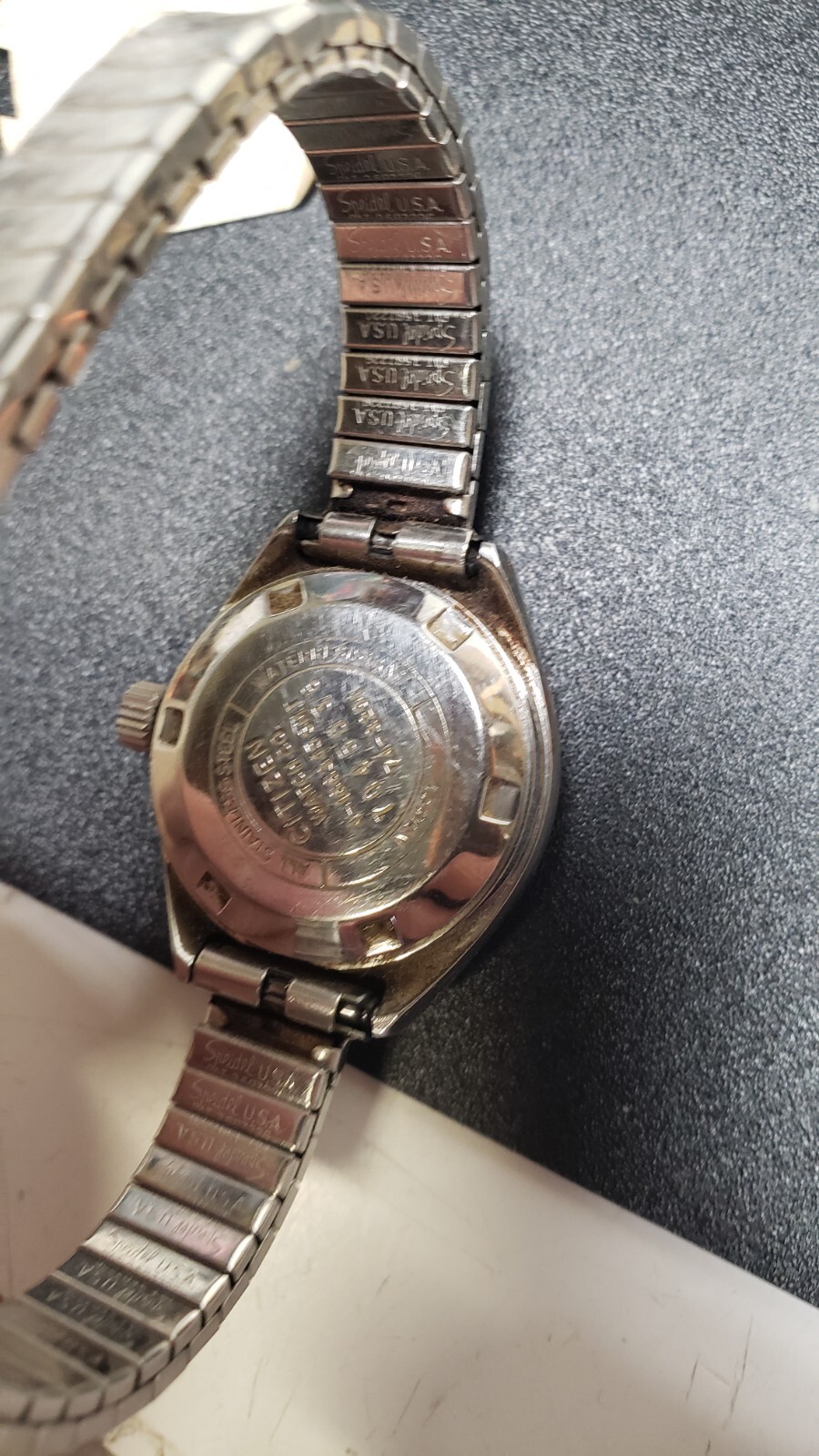 Vintage 1970’s 80’s Ladies Citizen Gold Watch Date Window Automatic 74-3291 Runs