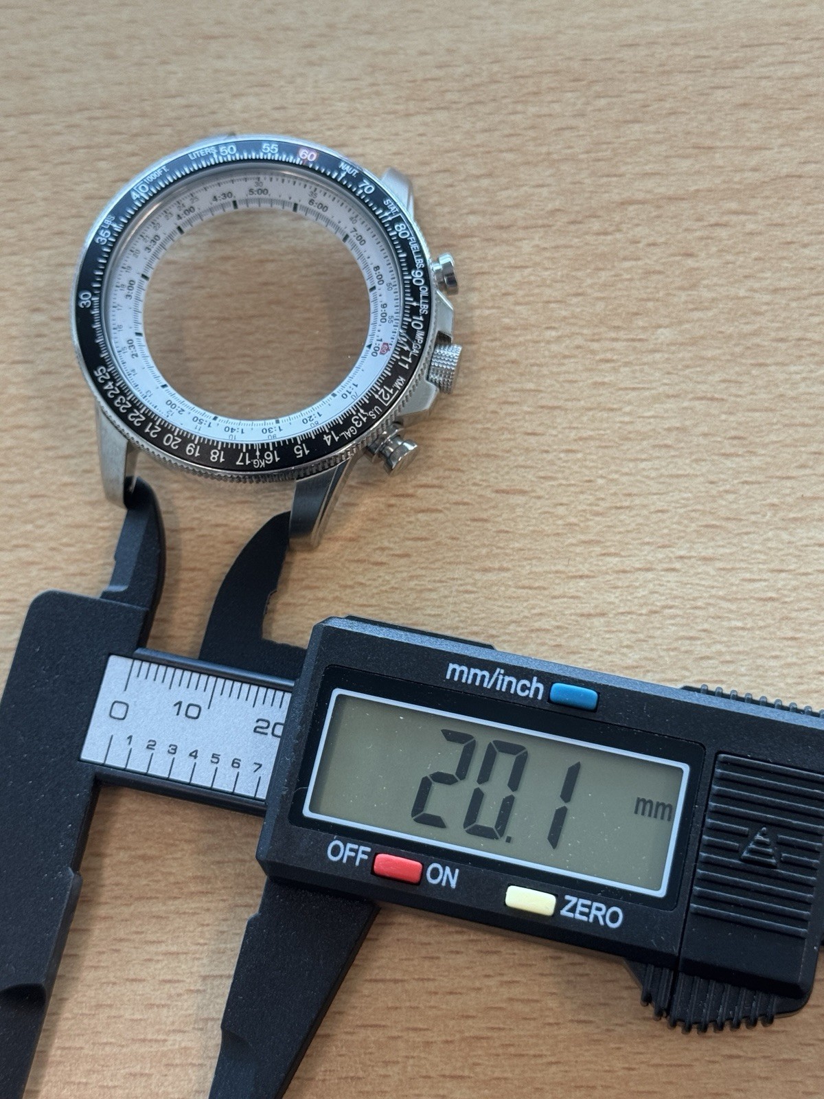 Seiko SSC013 Flightmaster Watch Case – Chronograph – New Old Stock