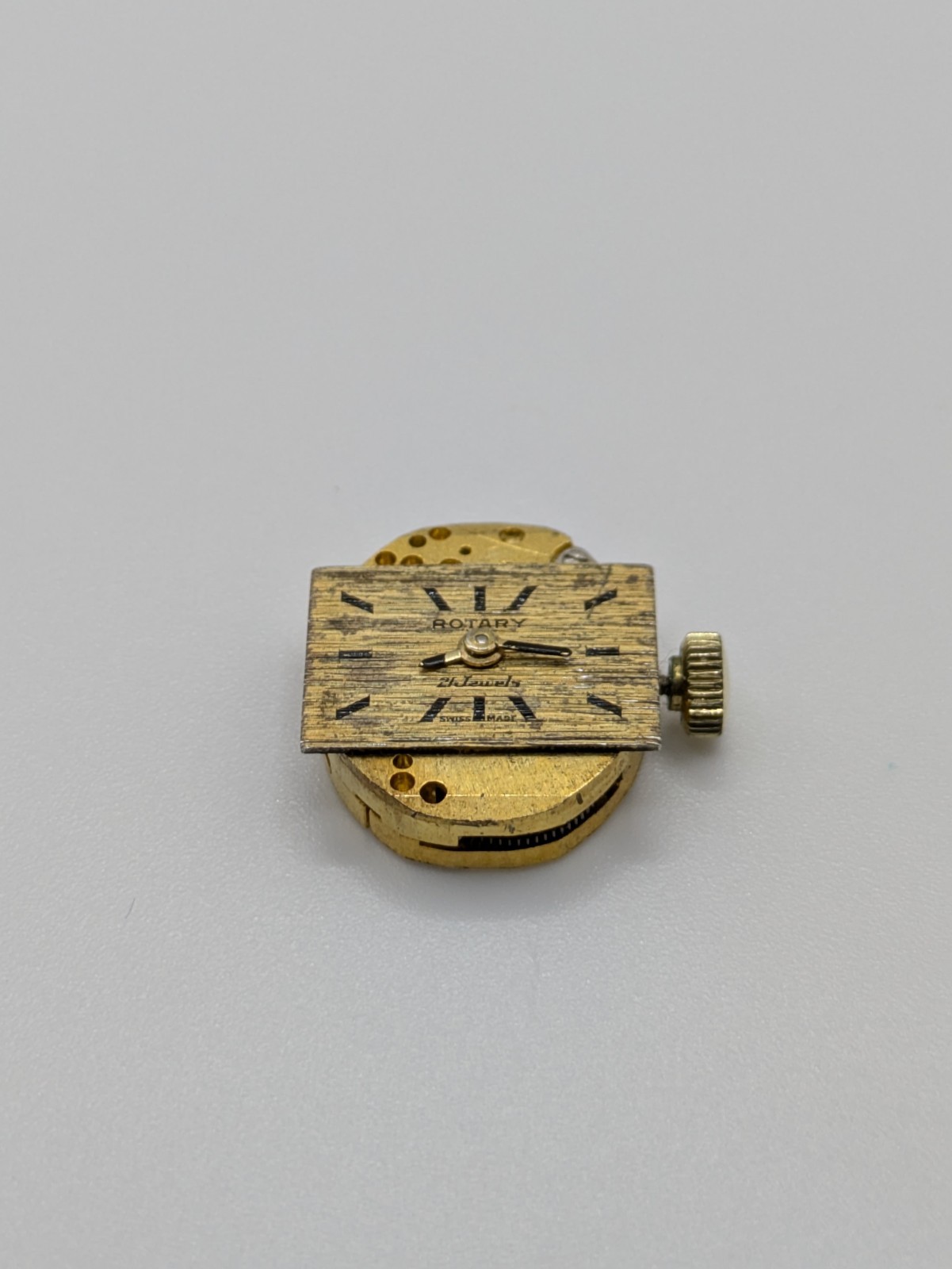 Rotary AS 1777 Manual Watch Movement 21 Jewels Swiss Untested 16.4mm
