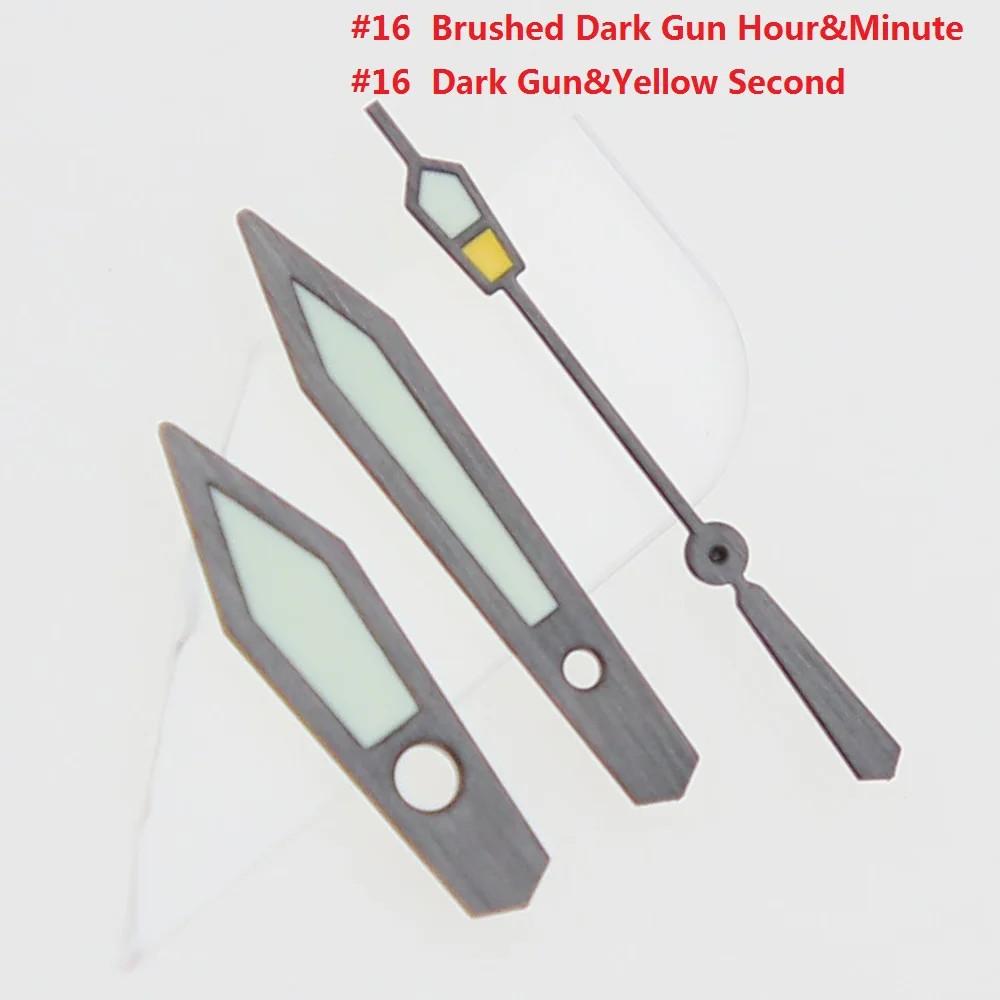 Super Luminous C3 Green Watch Hands Movement Mod Parts For NH34 NH35 NH36