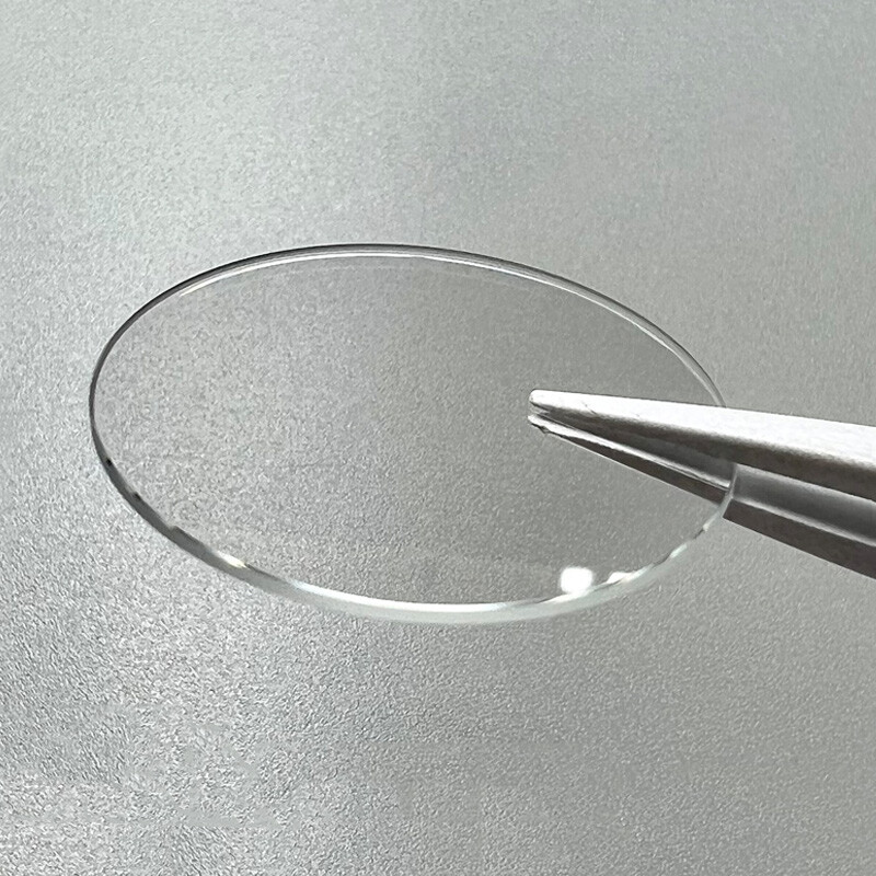 Flat Watch Glass Replacement Crystal Thick 1mm/1.2mm/1.5mm/2mm Size 30-40mm