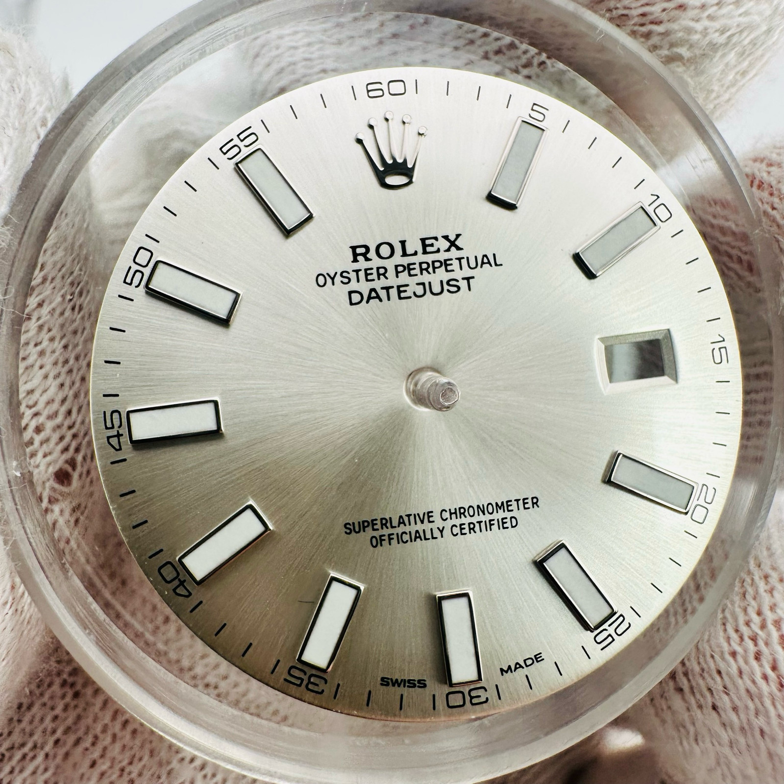 EXCELLENT Rolex Silver Index Dial 40mm Datejust2 116300 116334