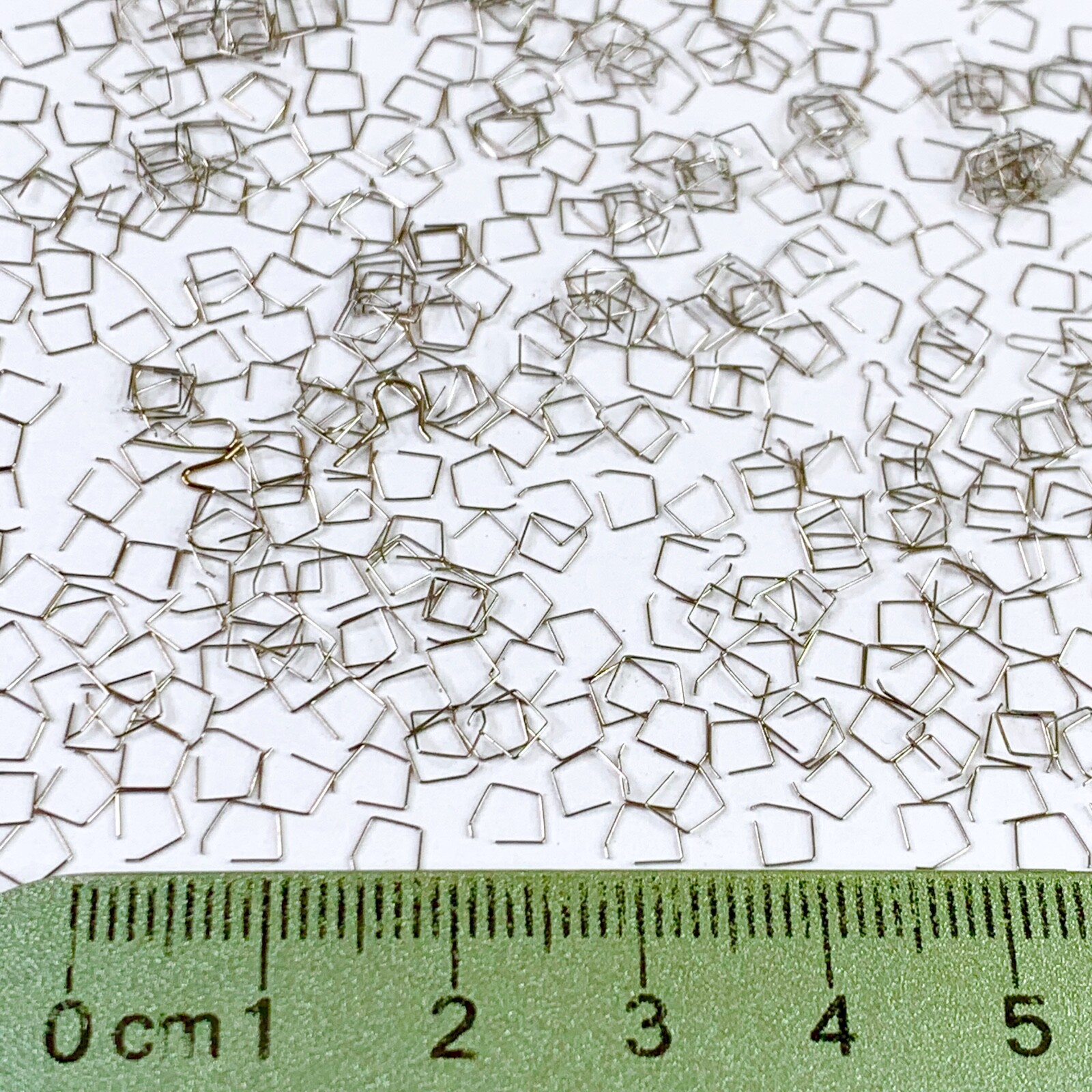 100 Watch Click Springs Parts Steampunk Art Repair Watchmaker Lot Square Wrist