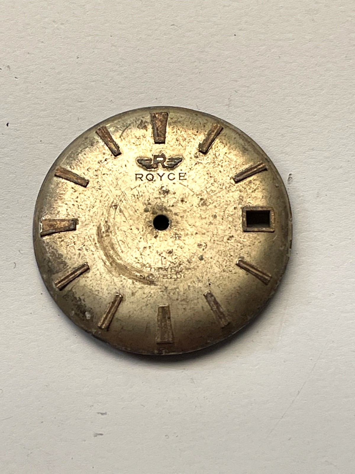 Vintage Royce Watch Dial 29mm