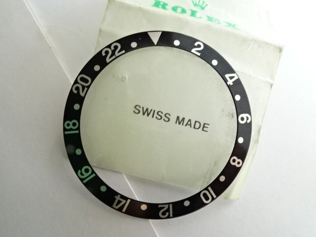 Genuine ROLEX GMT Master BLACK Inlay Bezel 16710 16700 16760 Insert new Conditio