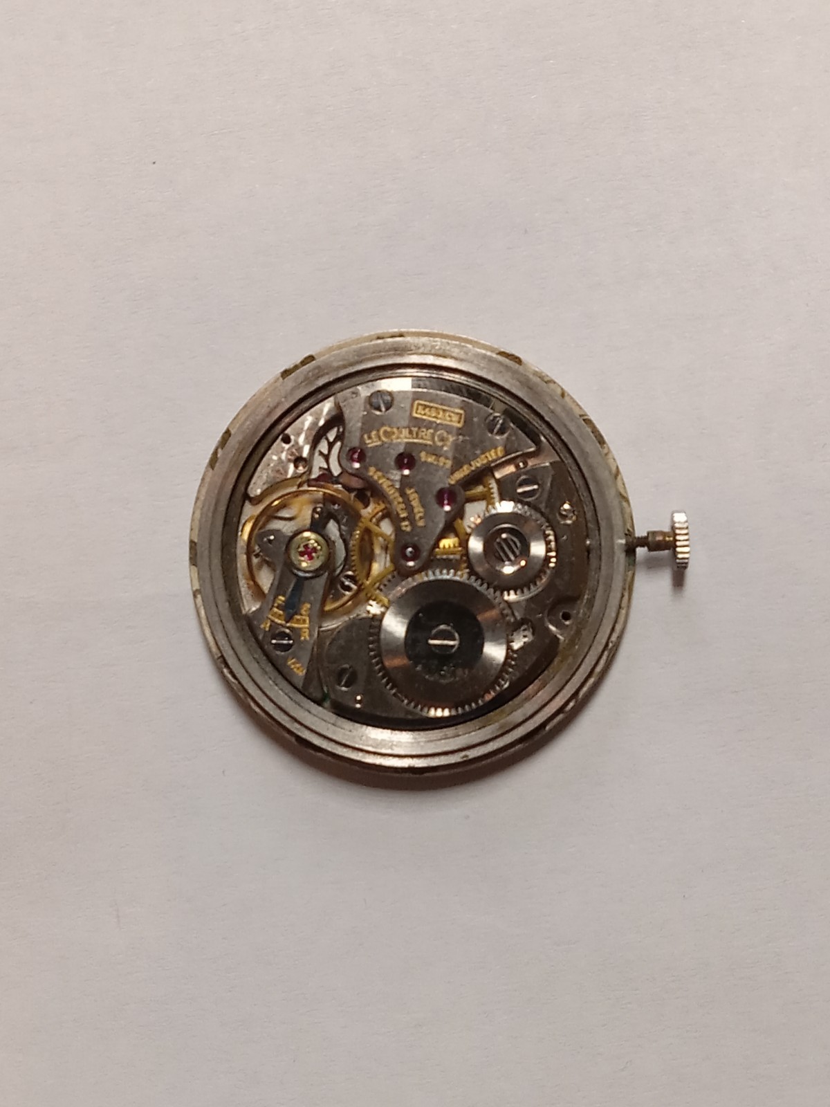 jaeger lecoultre W.movement Mystery Dial With Diamonds Real White Natyral Mens