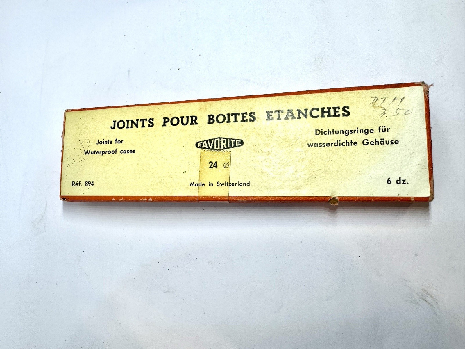 No. 24 Watch Parts Favorite Ref. # 894 Joints for Waterproof Cases Switzerland