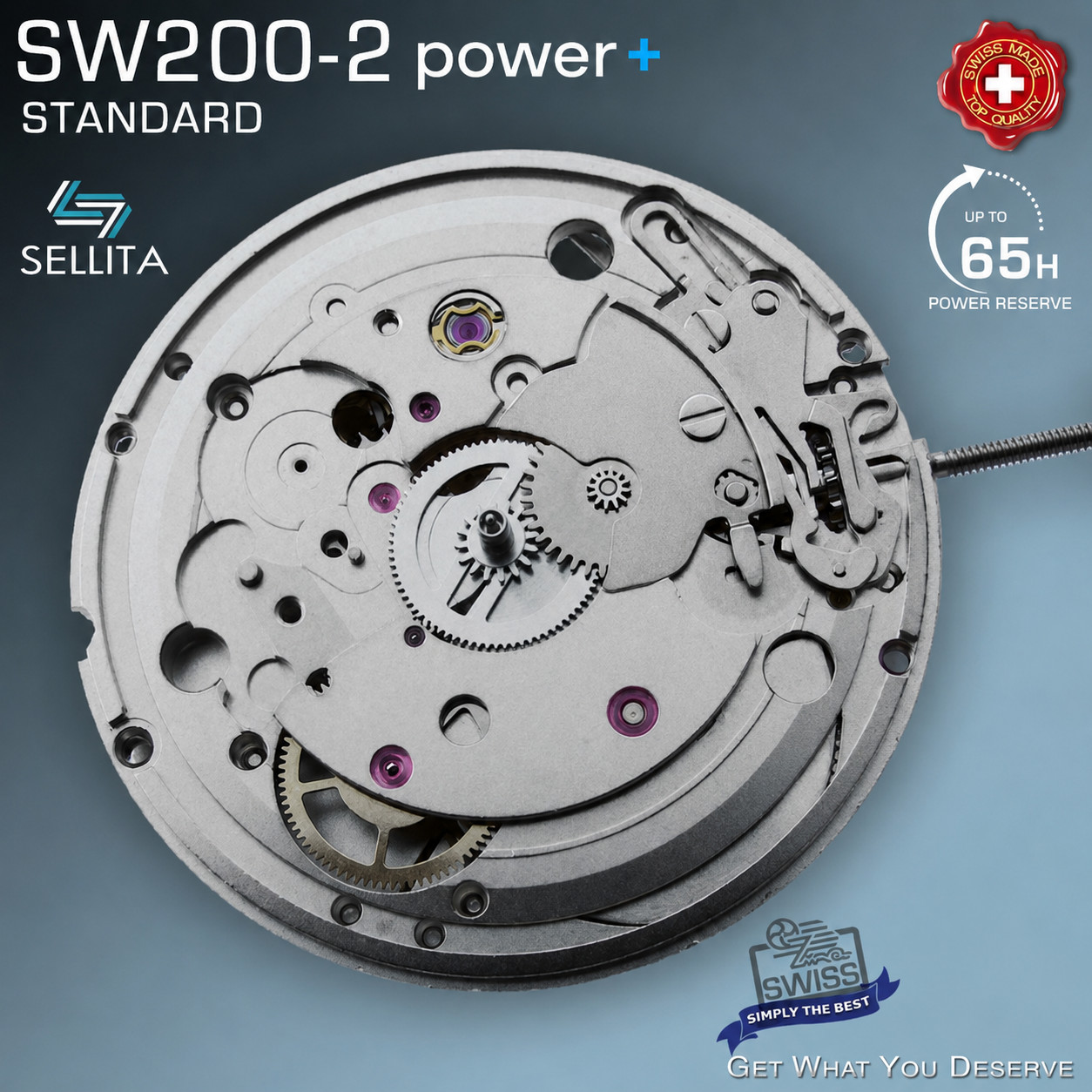 MOVEMENT SELLITA SW200-2b, NO DATE AUTOMATIC
