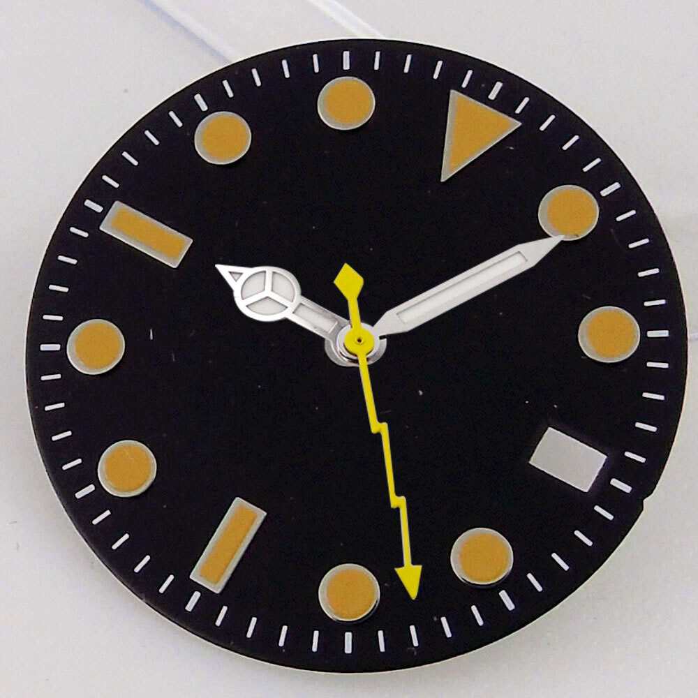28.5mm Watch Dial Face Hand Set Fit NH35 NH36 NH35A NH36 Automatic Movement Date