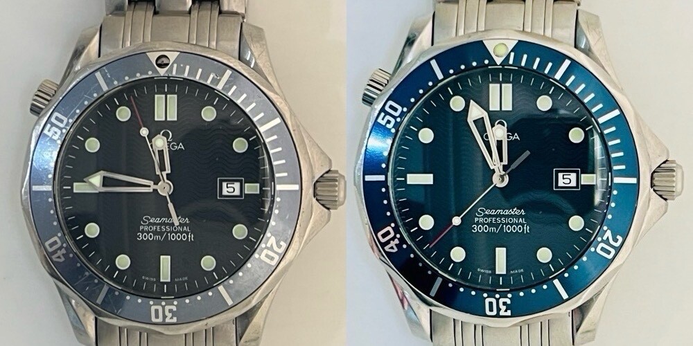 Omega Seamaster 300m Bezel replacement Service Mid-Size 36mm Watch James Bond