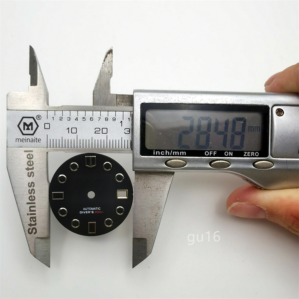 28.5mm Watch NH35 Dial with hand sterile Automatic movement Watches Parts