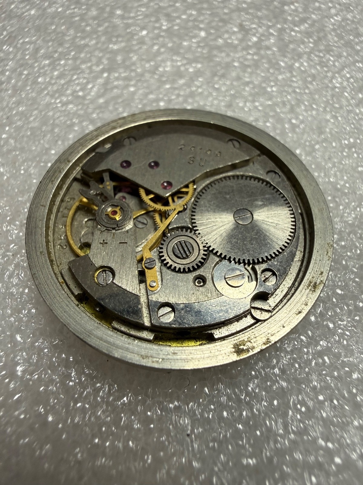 Watch movement USSR Vostok Cal.2414A plus Dial.For parts.