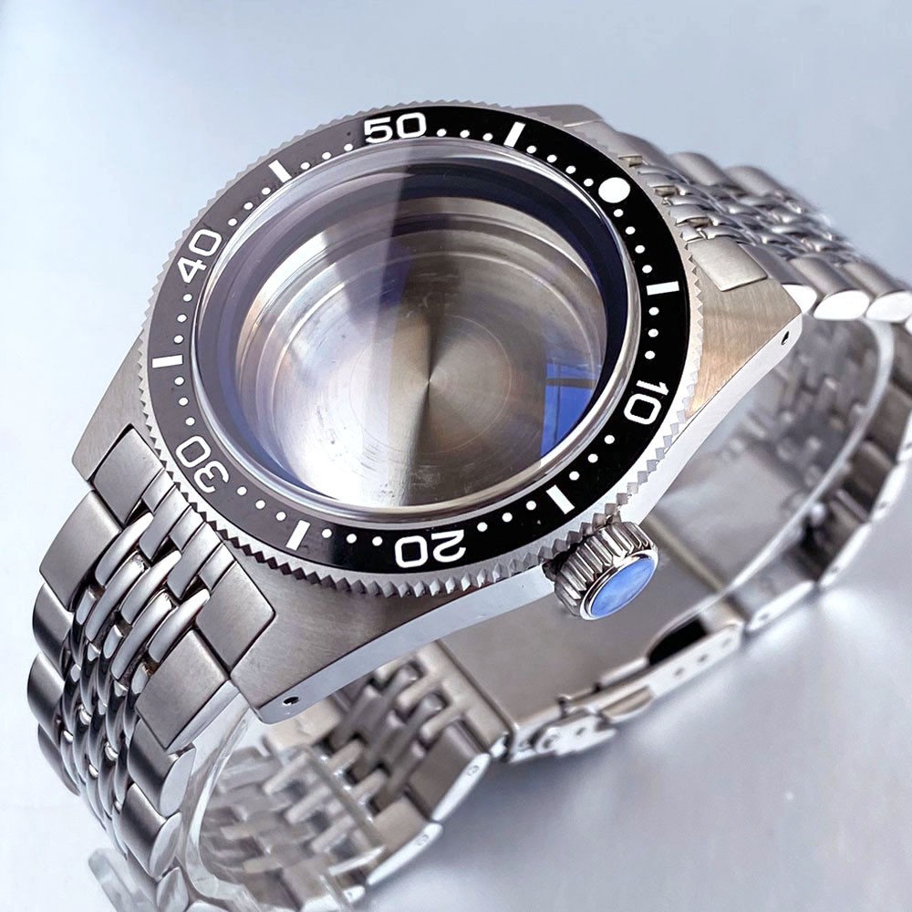 62MAS Case Fit NH35 PT5000 Automatic Dive Watch Case 300M Waterproof Sapphire