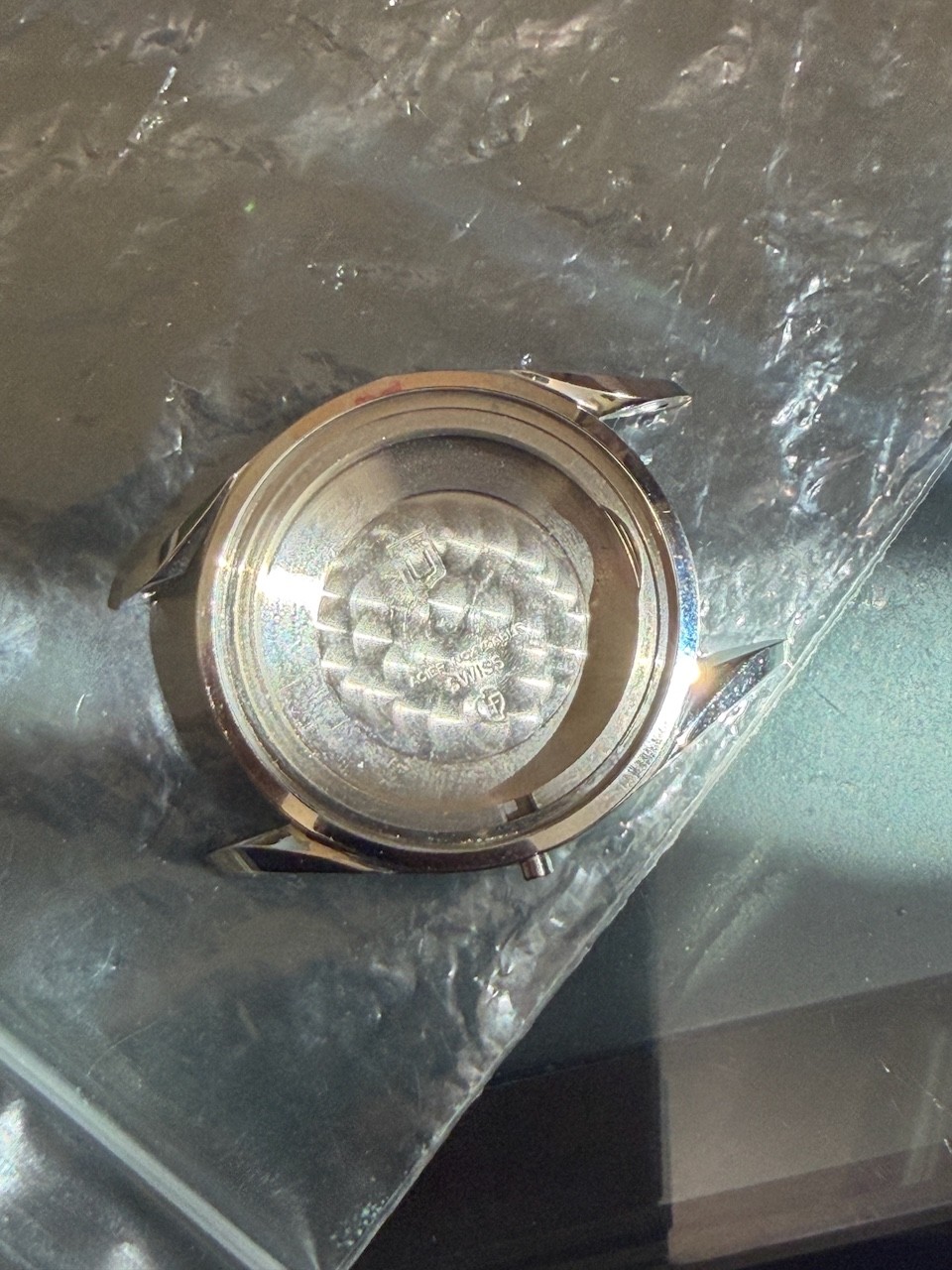 Universal Geneve Huguenin Freres Polerouter Electric watch case ref 860100.01