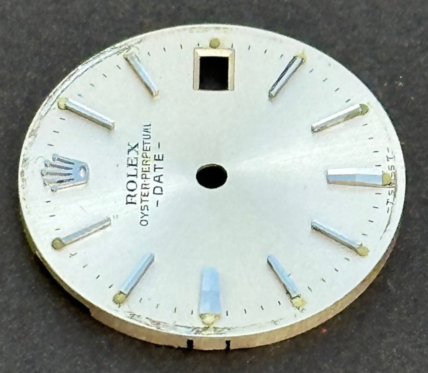 Vintage Rolex Oyster Perpertual Date Watch Dial For 26mm Case 6517 6519 6917