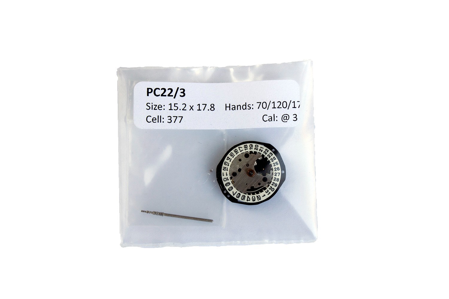 Pulsar PC22 Watch Movement Date @ 3 O’Clock