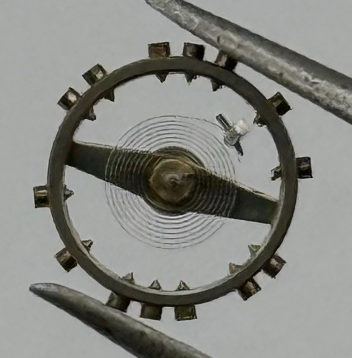 AS 1677 Balance Wheel Complete And Spring Renata 1224 M Watch Movement Parts NOS