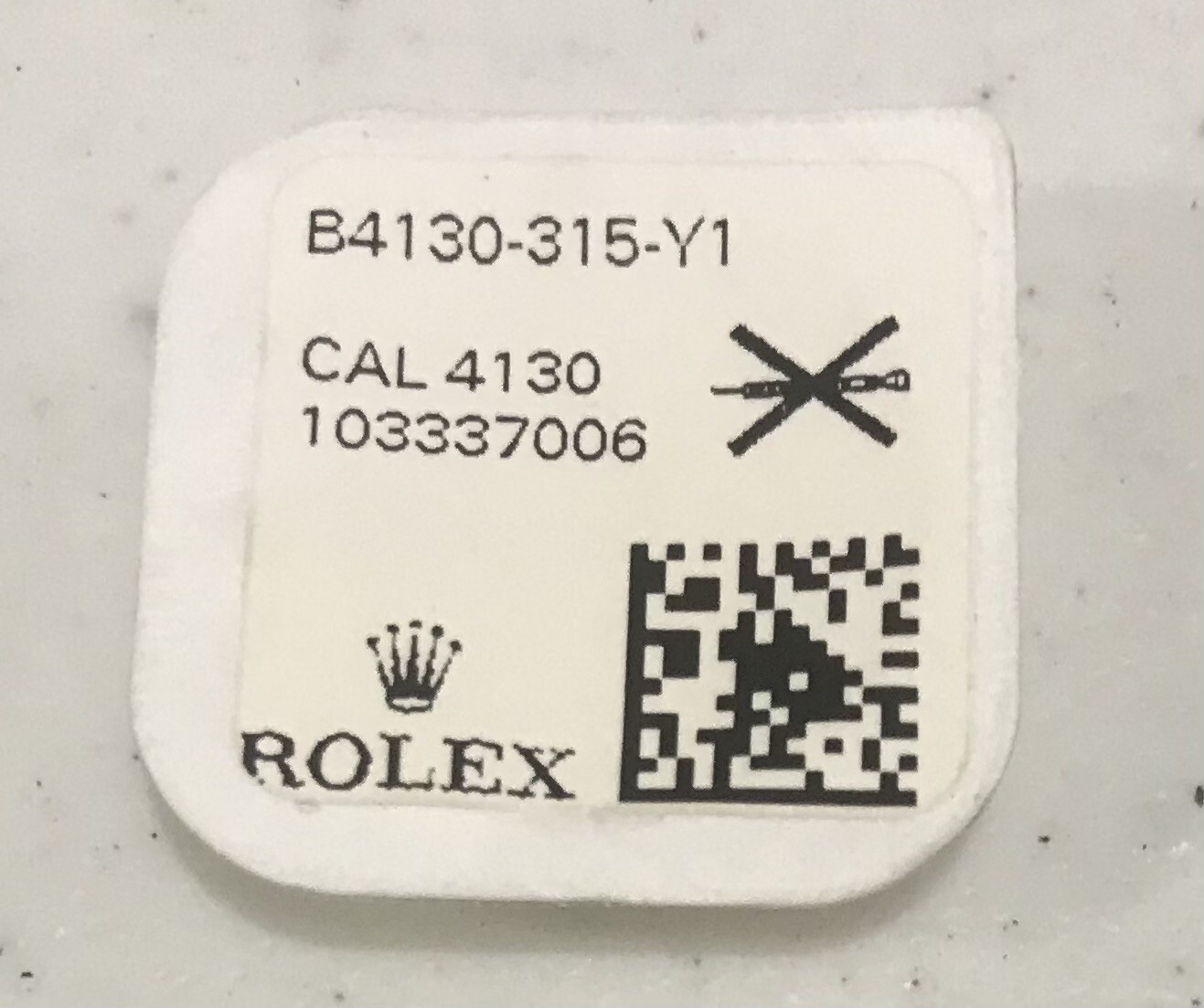 Rolex 4130 Barrel 4130-315 – New Sealed Package