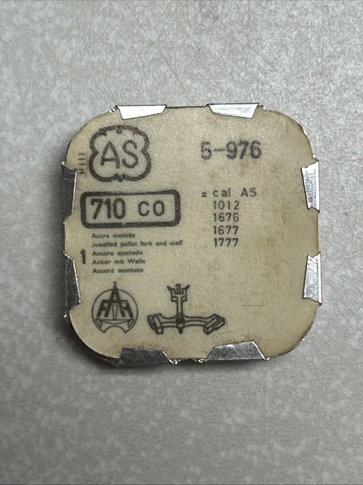 Vintage AS 5-976 710 CO Pallet Fork Part Sealed NOS